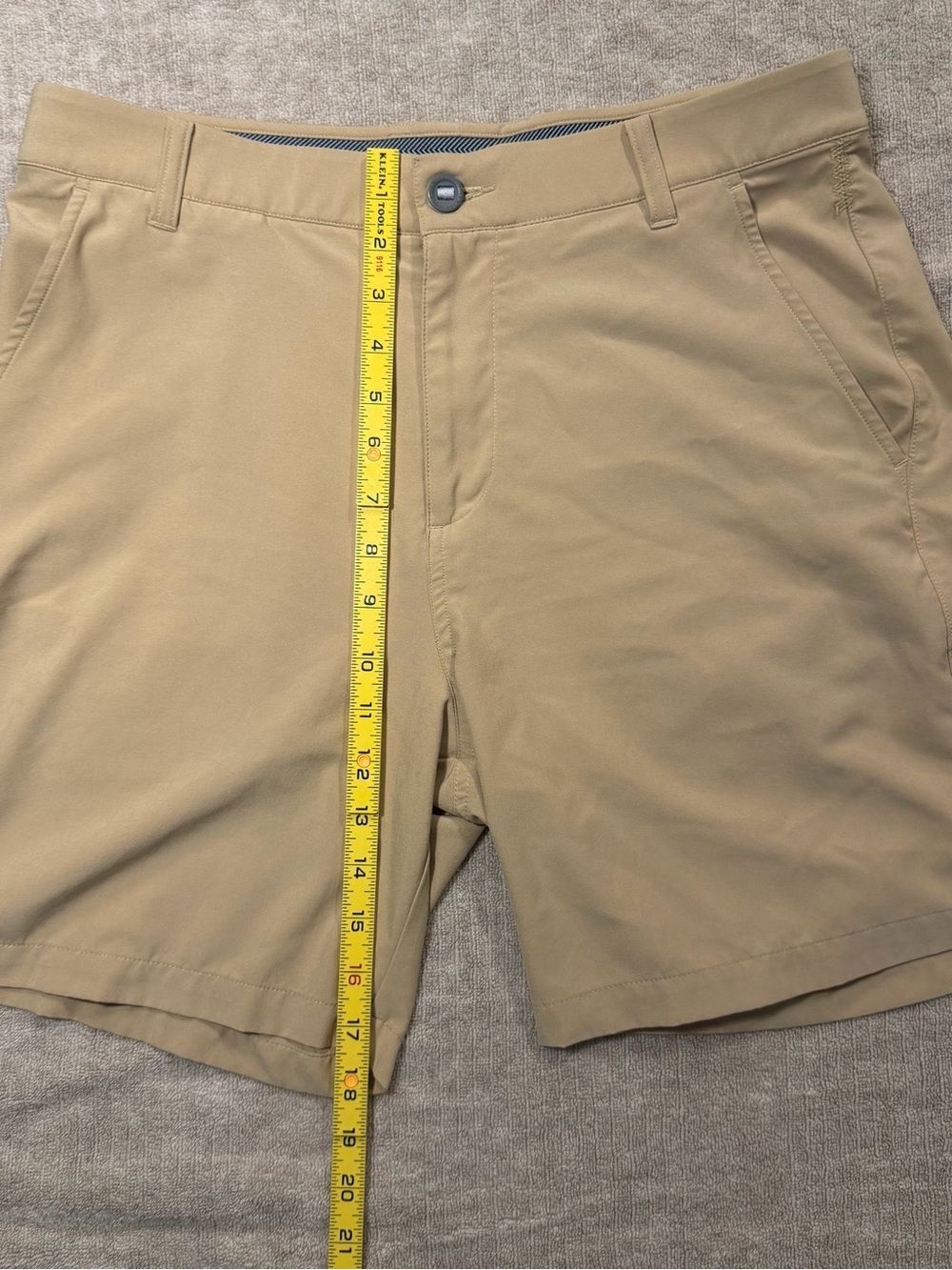 Puma Men's Khaki Shorts-32 - Picture 4 of 5